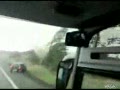 Tornado Hits Passenger Bus - View From Inside