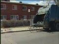 [Funny] - Cyclist Slamming Into Garbage Truck - Reactions