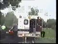 Car smashes into ambulance